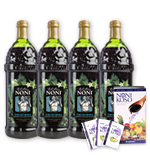 タヒチアンノニジュース1L 1箱(4本)+ノニ酵素 1箱(30包)